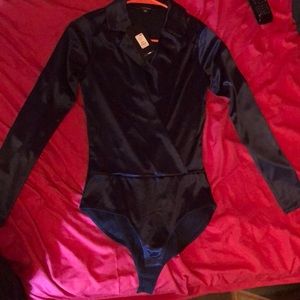 Midnight blue body suit